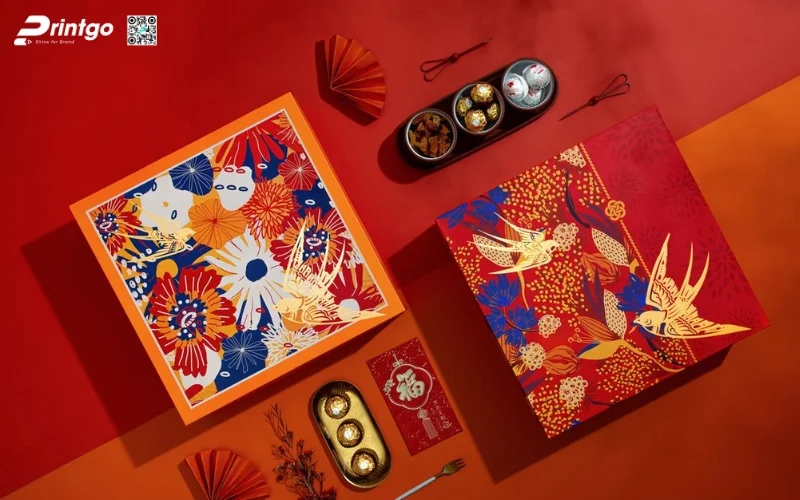 Mẫu hộp quà Tết khách sạn quy cách âm dương