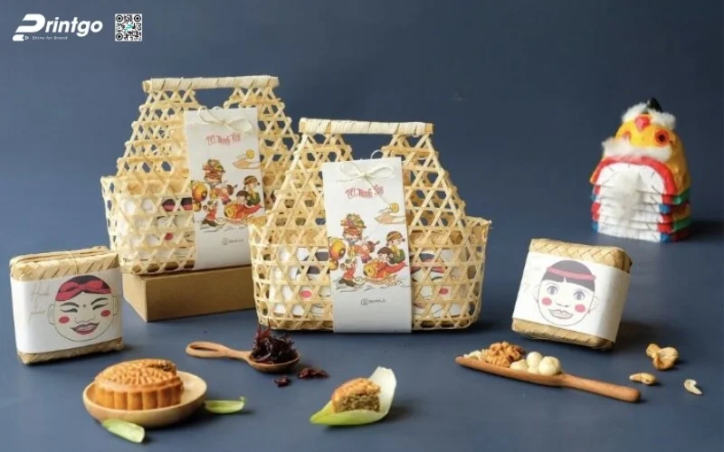 Một số mẫu hộp quà tết mây tre đan dạng giỏ xách 