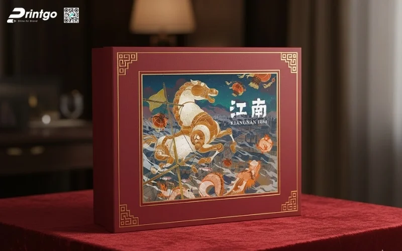 Bộ sưu tập hộp quà tết ngựa quy cách hộp âm dương 