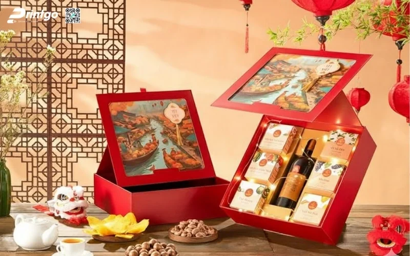 Mẫu hộp quà tết có đèn led độc đáo và ấn tượng nhất 2026 Mẫu hộp quà tết có đèn led độc đáo và ấn tượng nhất 2026