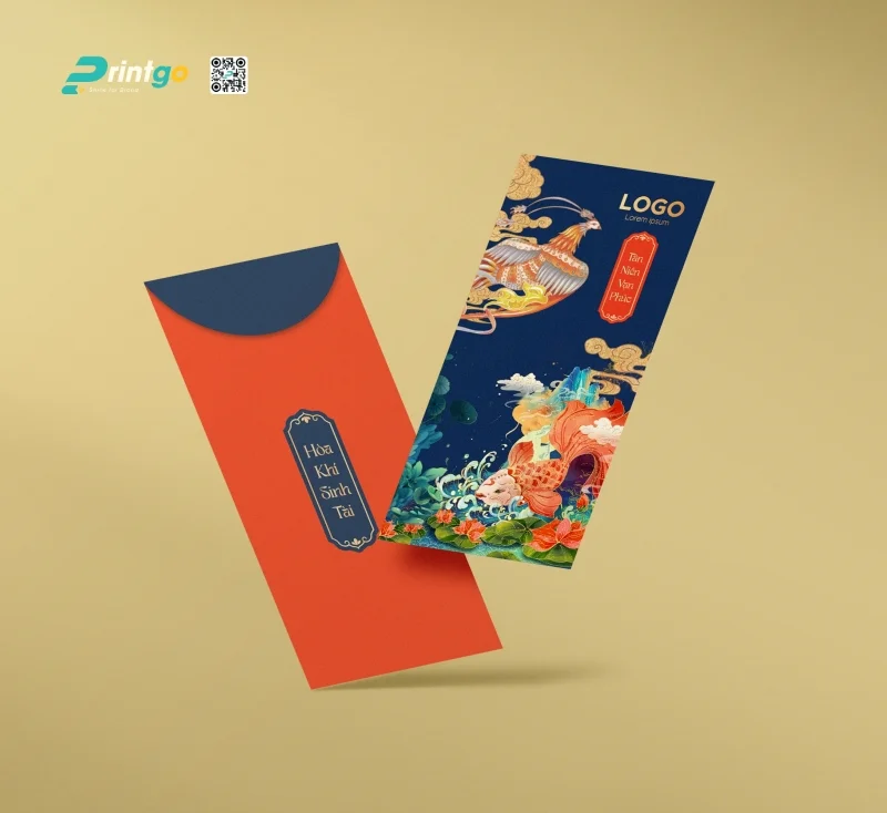 Bộ sưu tập 50+ mẫu lì xì 2026 độc đáo chào xuân Bính Ngọ : Hoà Khí Sinh Tài