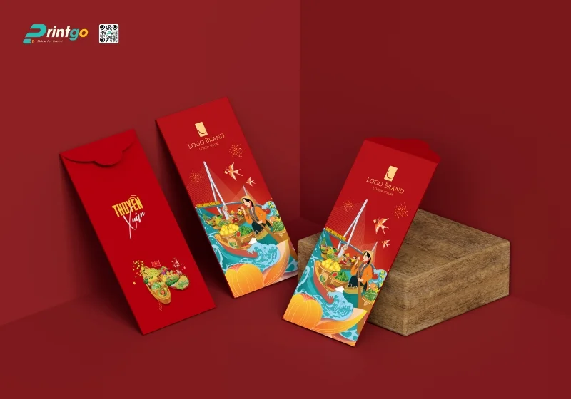 Bộ sưu tập 50+ mẫu lì xì 2026 độc đáo chào xuân Bính Ngọ : Thuyền Xuân