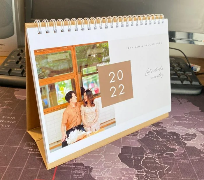 Quy trình thiết kế & in lịch gia đình tại Printgo