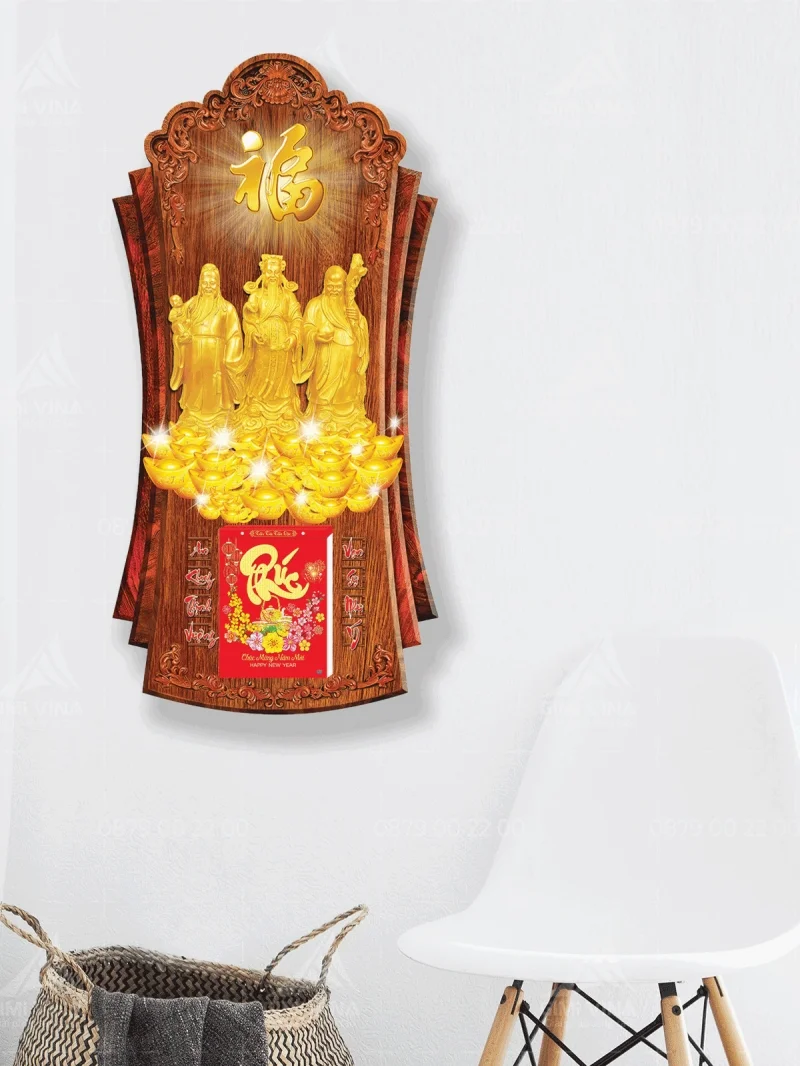 Top 30+ mẫu lịch treo tường Phúc Lộc Thọ đẹp, mới nhất năm 2026