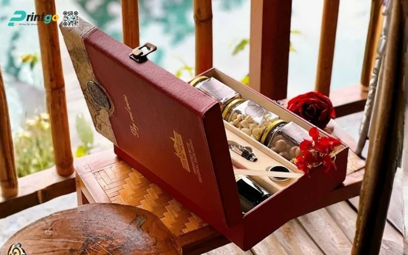 Mẫu hộp quà tết bằng da bền đẹp và sang trọng nhất