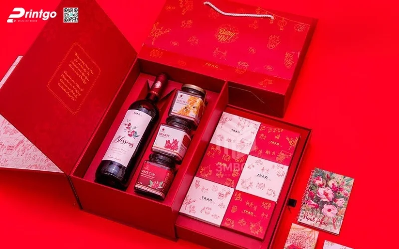 Bộ sưu tập hộp quà tết có rượu vang đẳng cấp nhất 2026