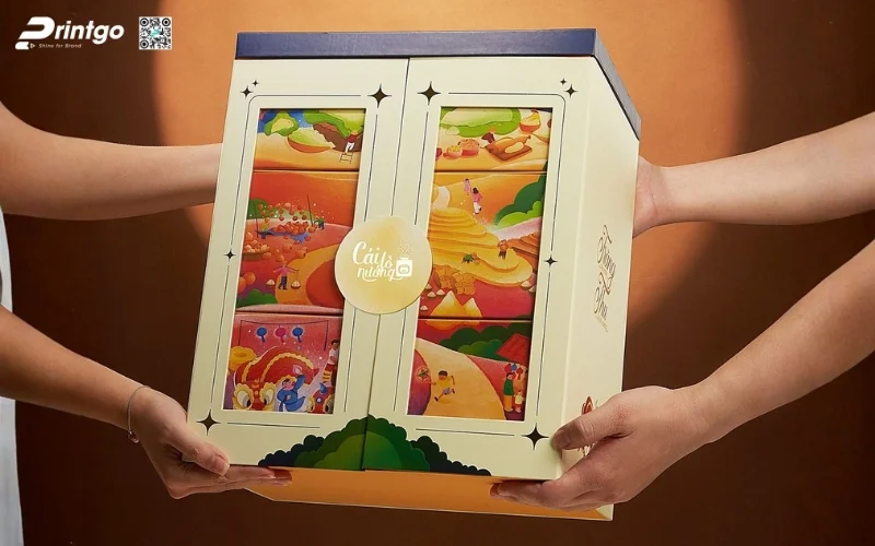 Các mẫu hộp quà tết đẹp danh lam thắng cảnh