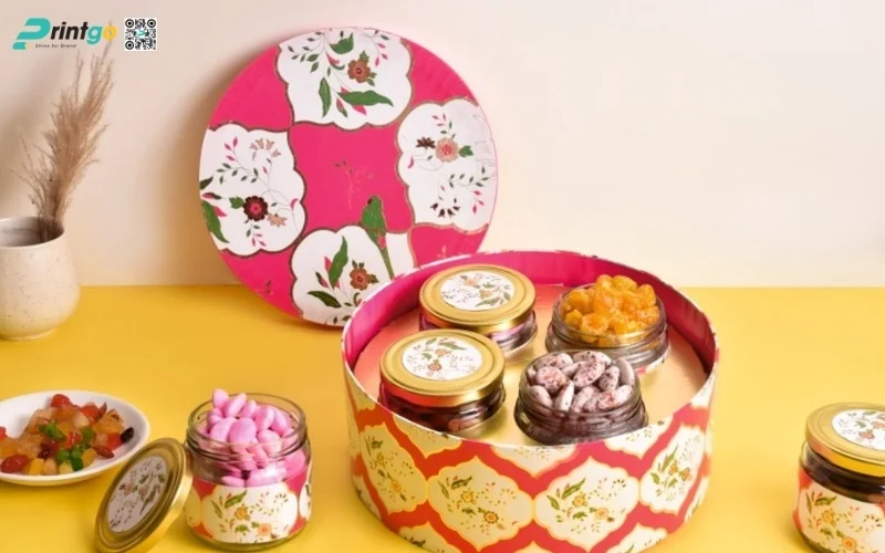 Set hộp quà tết các loại hạt kiểu âm dương