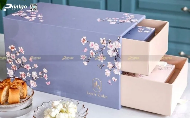 Mẫu hộp quà tết 2 tầng sang trọng và đẳng cấp nhất 2026