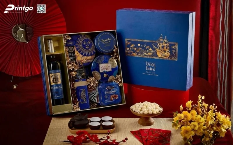 Bộ sưu tập hộp quà tết có rượu vang đẳng cấp nhất 2026