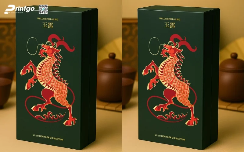 Mẫu hộp quà Tết khách sạn chủ đề linh vật con ngựa 2026