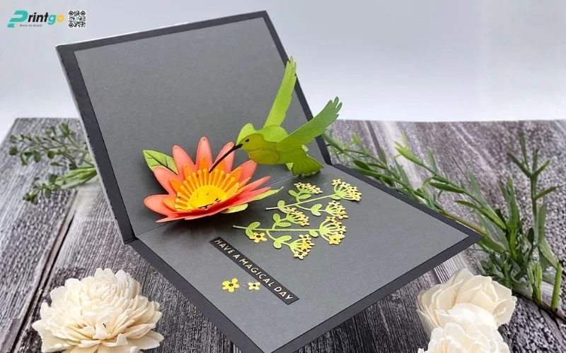 Các mẫu thiệp chúc tết 3D chủ đề cảnh sắc thiên nhiên