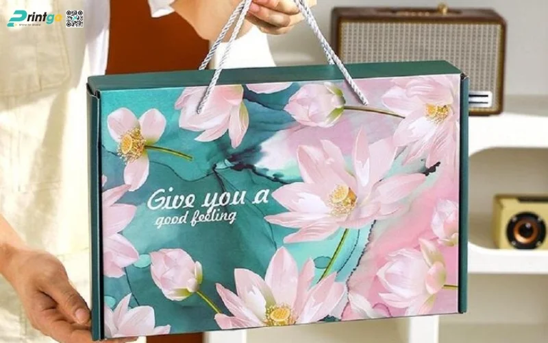 Các mẫu hộp quà tết đẹp chủ đề cỏ cây hoa lá