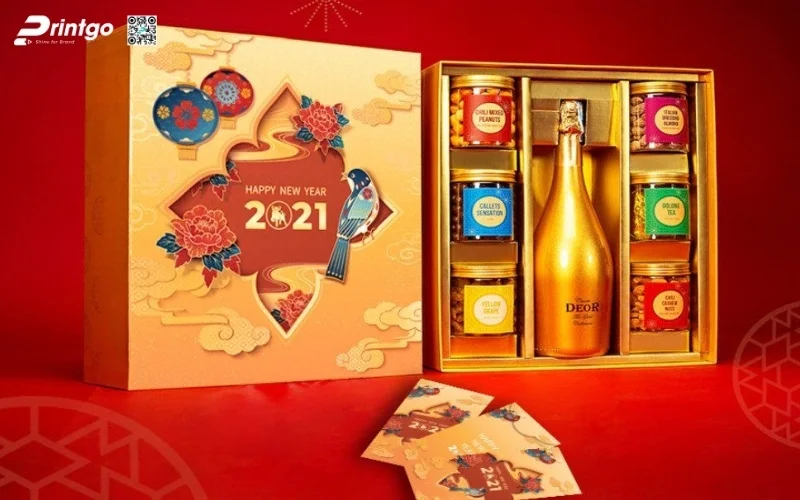 Bộ sưu tập hộp quà tết có rượu vang đẳng cấp nhất 2026