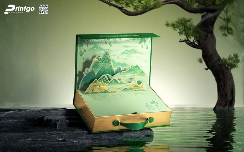 Mẫu hộp quà tết gắn nhạc độc lạ và tinh tế nhất 2026 