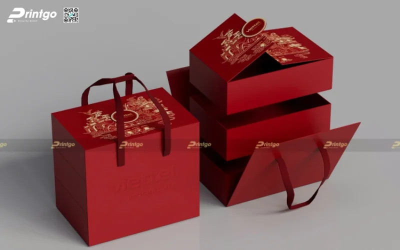 Dự án thiết kế và in ấn hộp quà Tết Viettel Group
