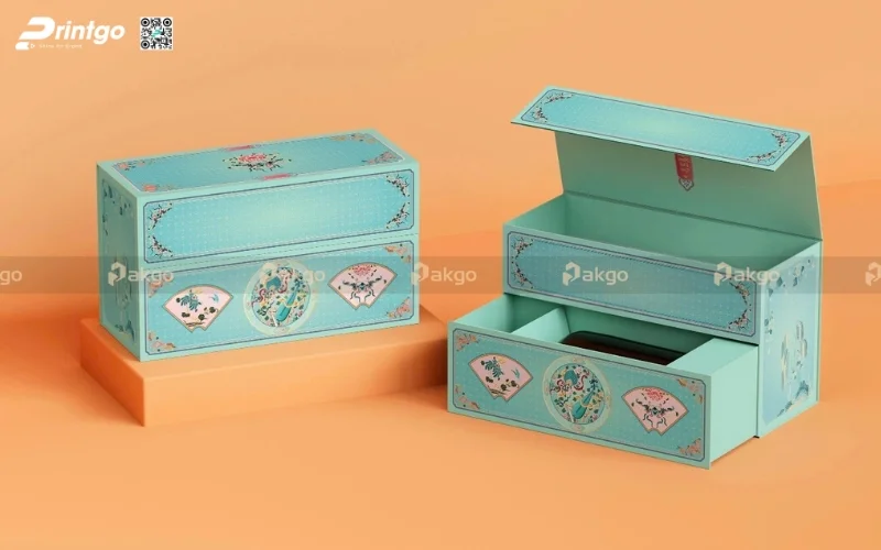 Mẫu hộp quà tết bán sẵn Ngọc Minh Niên 