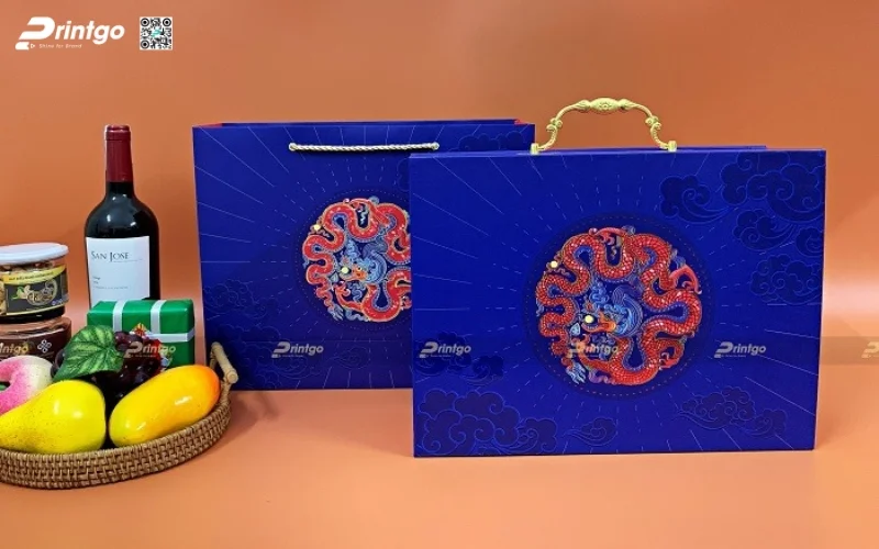  Mẫu hộp quà tết bán sẵn Phi Long Xanh 