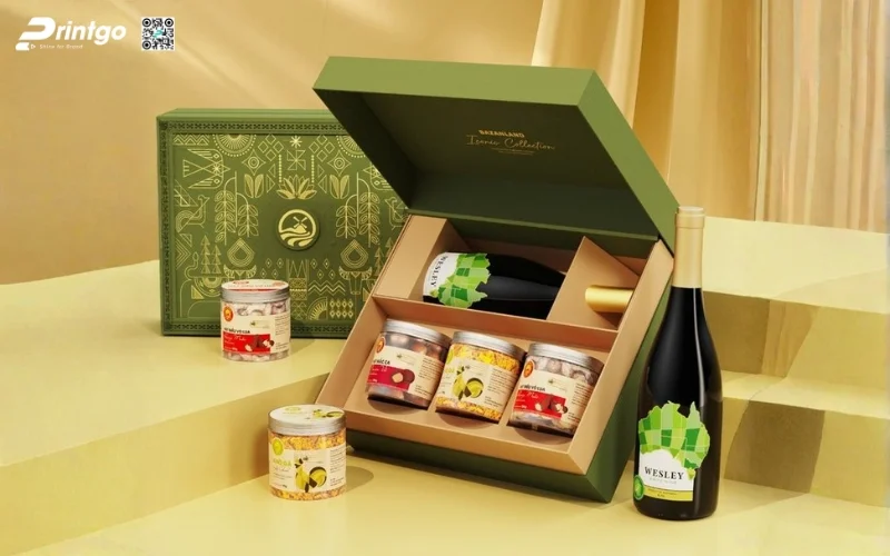 Mẫu hộp quà Tết khách sạn quy cách âm dương