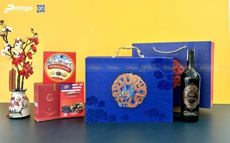 Nên thiết kế & in hộp quà tết có rượu ở đâu đẹp và chất lượng nhất?