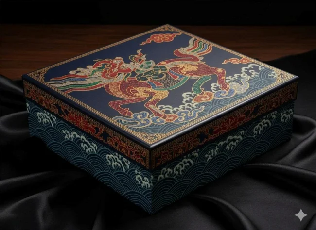 Hộp quà Tết thiết kế chủ đề ngựa