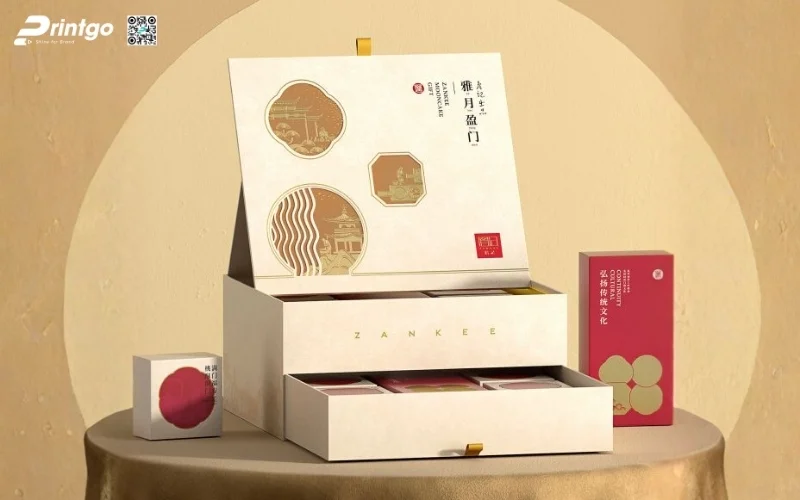 Mẫu hộp quà tết 2 tầng sang trọng và đẳng cấp nhất 2026