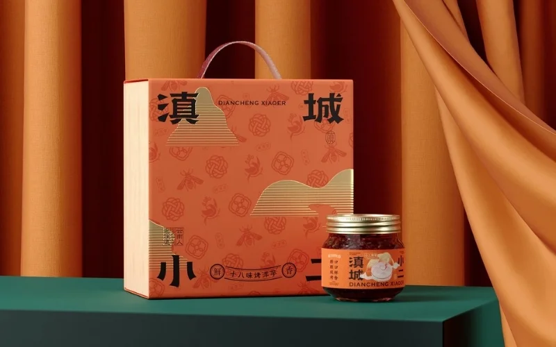 Bộ sưu tập mẫu hộp quà tết có quai xách bằng da