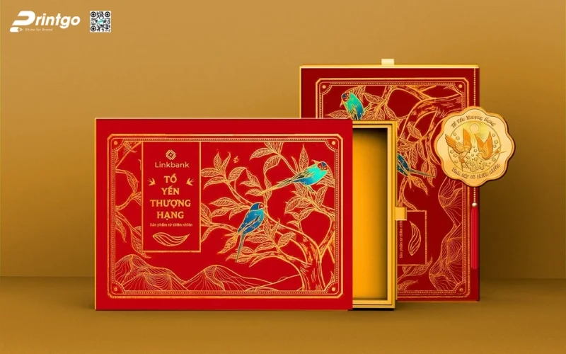 Các mẫu hộp quà tết đẹp dạng rút bao diêm 