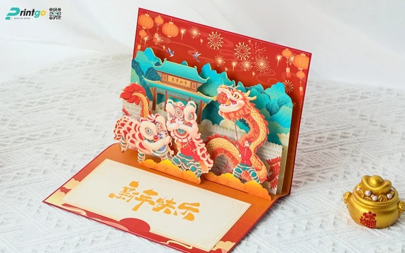 Các mẫu thiệp chúc tết 3D chủ đề tết Việt