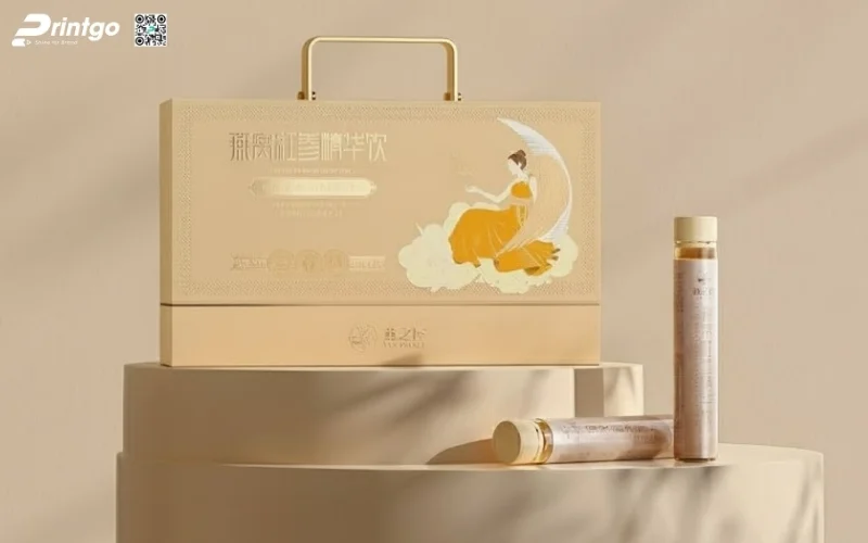 Khám phá những mẫu hộp quà tết quai xách bằng kim loại
