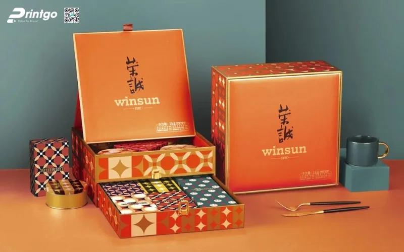 Một số mẫu hộp quà tết đẹp nắp trượt