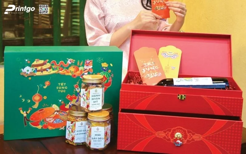 Tại sao doanh nghiệp nên chọn hộp quà tết 2 tầng cho mùa tết 2026?