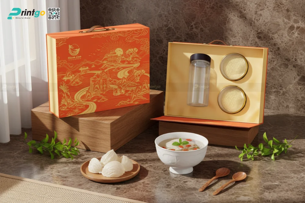 Dự án thiết kế và in hộp đựng yến sào Khánh Linh