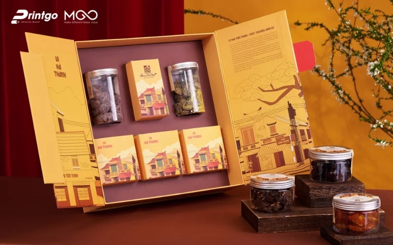 Dự án hộp quà tết các loại hạt Printgo đã triển khai