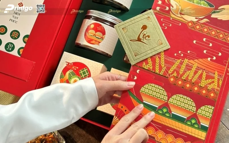 Dự án hộp quà tết các loại hạt Printgo đã triển khai