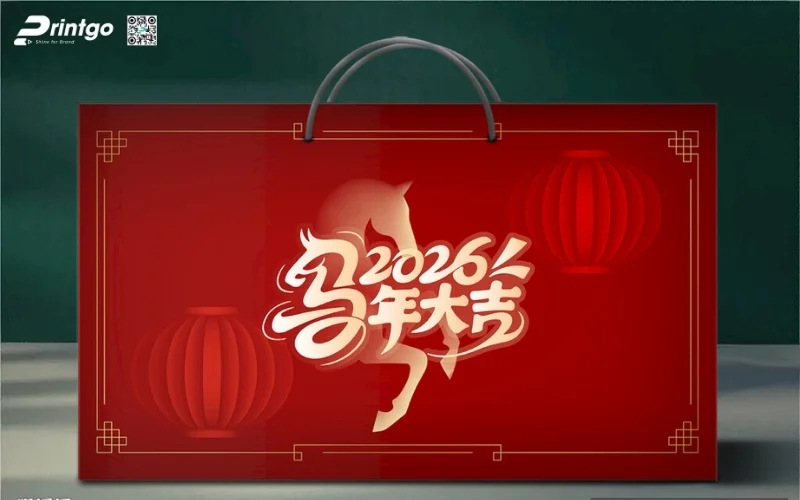 Bộ sưu tập hộp quà tết ngựa có quai xách 