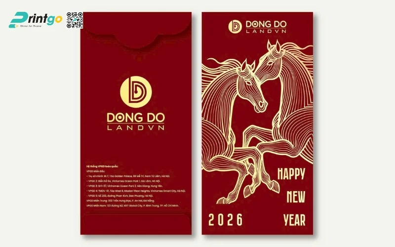 Mẫu bao lì xì ngân hàng có linh vật con ngựa Mẫu bao lì xì ngân hàng có linh vật con ngựa