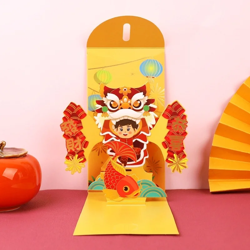 Bao lì xì 3D hiện đại bắt mắt 