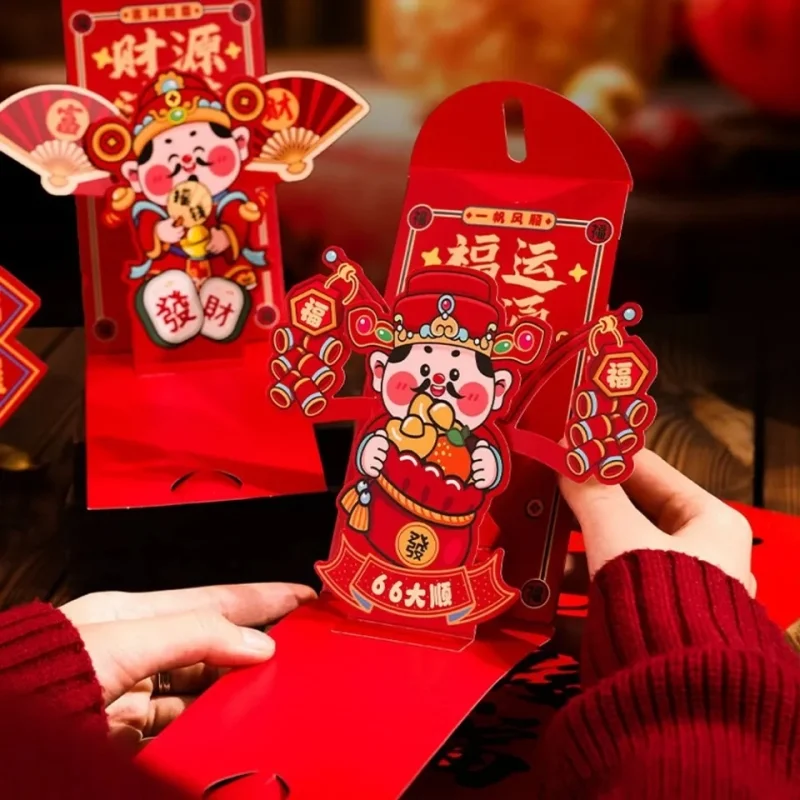 Bao lì xì 3D thần tài may mắn 