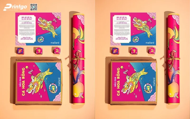 Hộp quà tết độc đáo kèm board game 