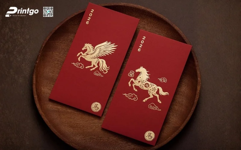 Mẫu bao lì xì ngân hàng có linh vật con ngựa Mẫu bao lì xì ngân hàng có linh vật con ngựa
