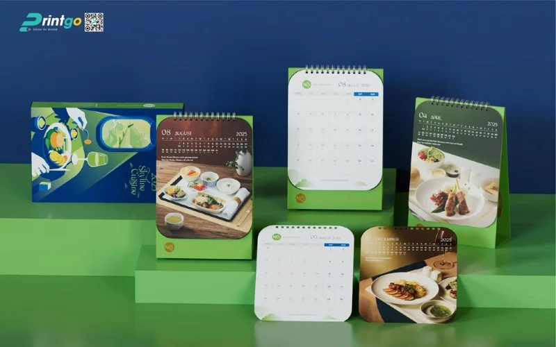 Các loại lịch trong bộ sưu tập lịch ngân hàng 2026