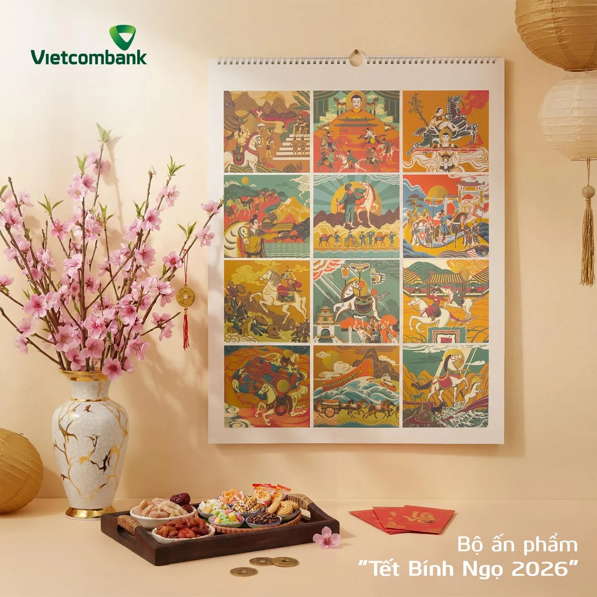 Bộ sưu tập lịch ngân hàng Vietcombank 2026