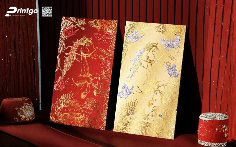 Mẫu bao lì xì ngân hàng có linh vật con ngựa Mẫu bao lì xì ngân hàng có linh vật con ngựa