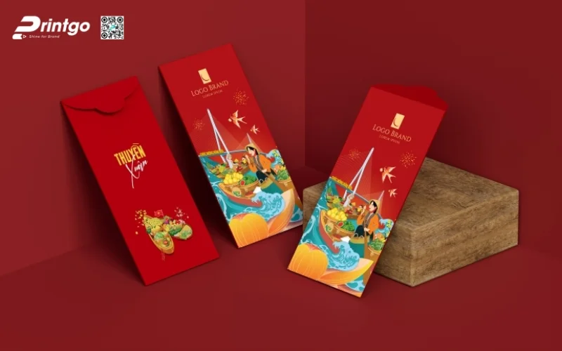 Mẫu bao lì xì ngân hàng có hoạ tiết tết truyền thống 2026 Mẫu bao lì xì ngân hàng có hoạ tiết tết truyền thống 2026