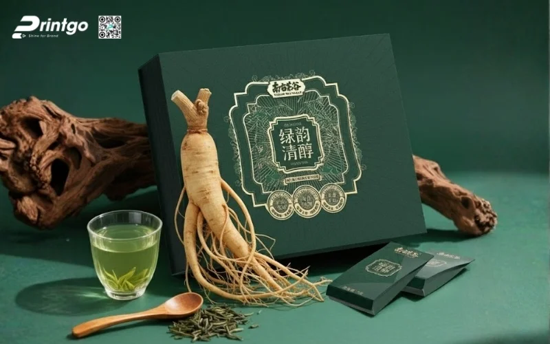 Mẫu hộp quà tết sâm Hàn Quốc nhập khẩu
