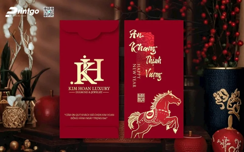 Mẫu bao lì xì ngân hàng có linh vật con ngựa Mẫu bao lì xì ngân hàng có linh vật con ngựa