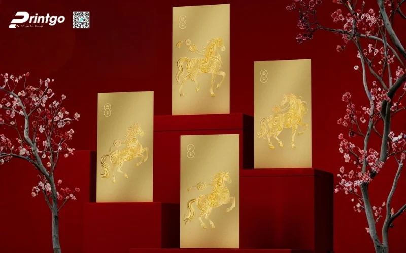 Mẫu bao lì xì ngân hàng có linh vật con ngựa Mẫu bao lì xì ngân hàng có linh vật con ngựa