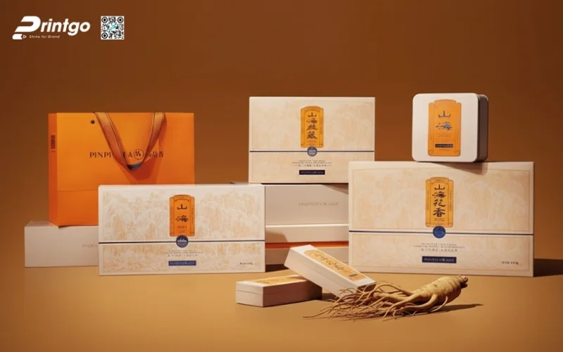 Mẫu hộp quà tết sâm Hàn Quốc nhập khẩu