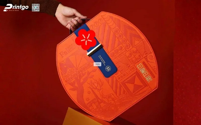 Mẫu hộp quà tết không rượu có quy cách đặc biệt